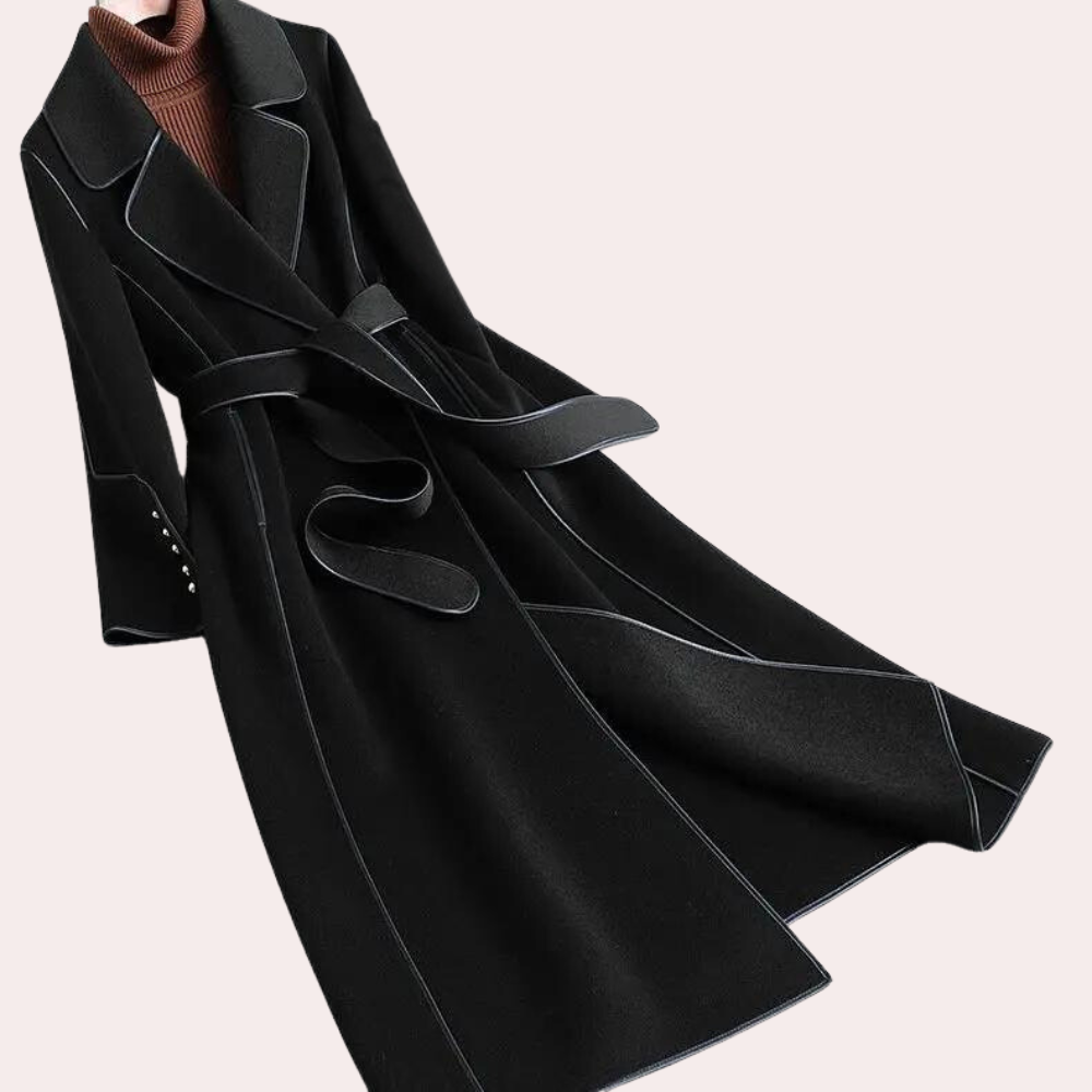 Stilvoller langer Damenmantel für einen raffinierten Look